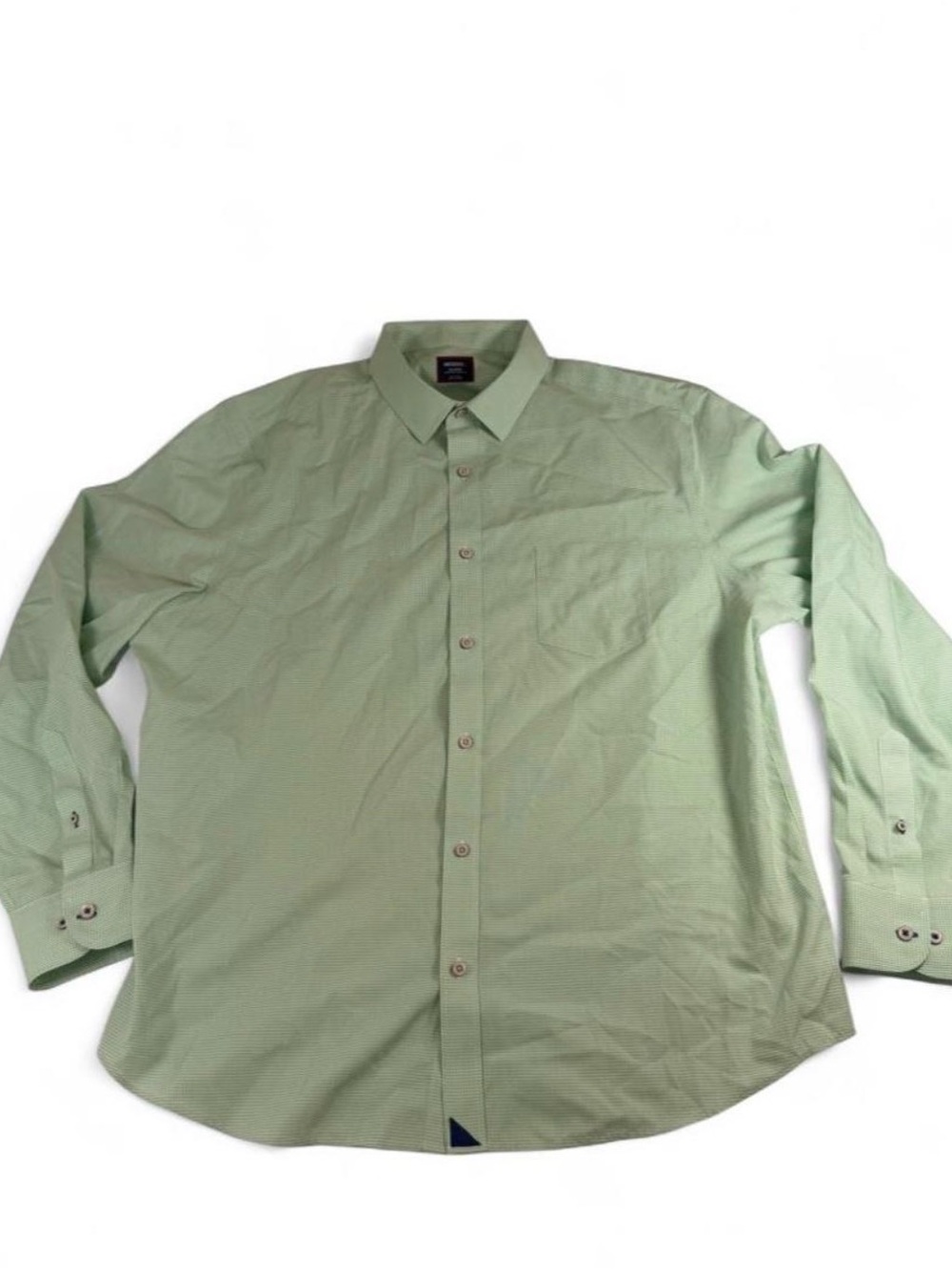 UNTUCKit Men's Light Sage Green Long-Sleeve Dress Shirt